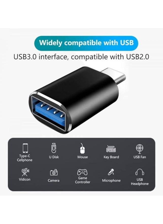 erorex USB C to USB 3.0 Adapter (2 Pack),USB Type-C to USB,USB C Female to USB Male Adapter OTG Converter for MacBook Pro 2023 iMac iPad Mini 6/Pro and Other Type C or Thunderbolt 4/3 Devices Space (Siver)  - Image 4