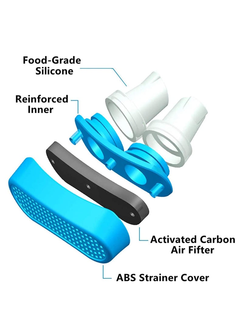 SOLARAE Anti Snoring Devices for Sleep Nose Clips - Nasal Dilator, Anti Snore Nose Clip Device Adjustable Solution, Anti Snoring Aid Sleep Device, Snore Stopper Stop Anti Snoring Device Solution - Image 3