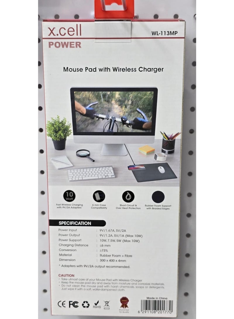 X.Cell Power Mouse pad With Wireless Charger 10 w Fast charger Built Foreign object Detection System - Image 2