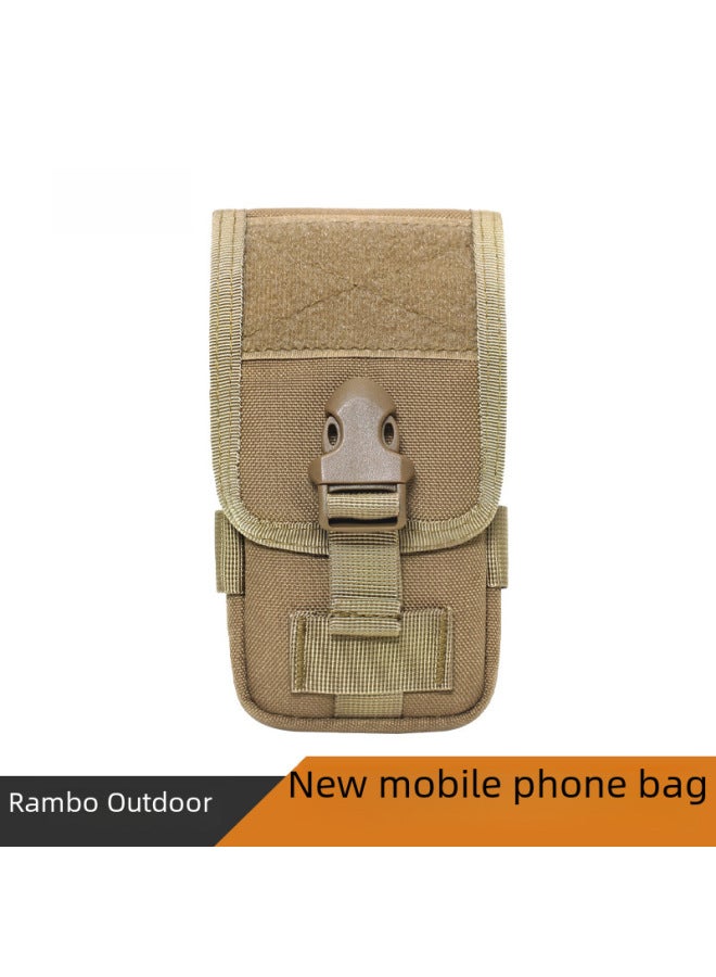 Generic Double-layer Outdoor Camouflage Tactical Edc Waist Bag Nylon Coin Purse Lb-14 Mobile Phone Bag Multi-purpose Utility Pouch-Color:CP-Capacity:Below 20L - Image 1