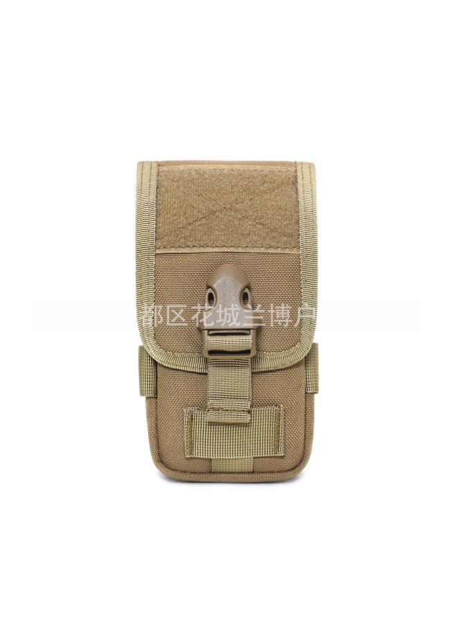Generic Double-layer Outdoor Camouflage Tactical Edc Waist Bag Nylon Coin Purse Lb-14 Mobile Phone Bag Multi-purpose Utility Pouch-Color:CP-Capacity:Below 20L - Image 2