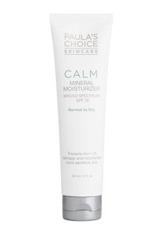 باولاز تشويس مرطب معدني CALM SPF 30 للحماية من أشعة الشمس واسعة النطاق، أنبوب 2 أونصة  - Image 1