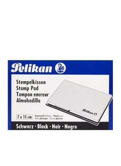 Pelikan Pelikan 315259 11 cm Length x 7 Width Plastic Case Stamp Pad, Black, Black  - Image 1