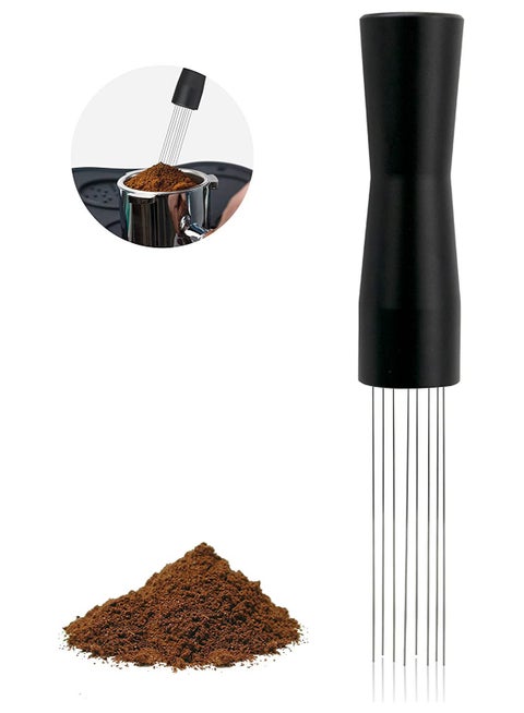 Coffee Needle Pen Size WDT Tool Espresso Distribution Tool Powder Stirrer With Aluminum Stand