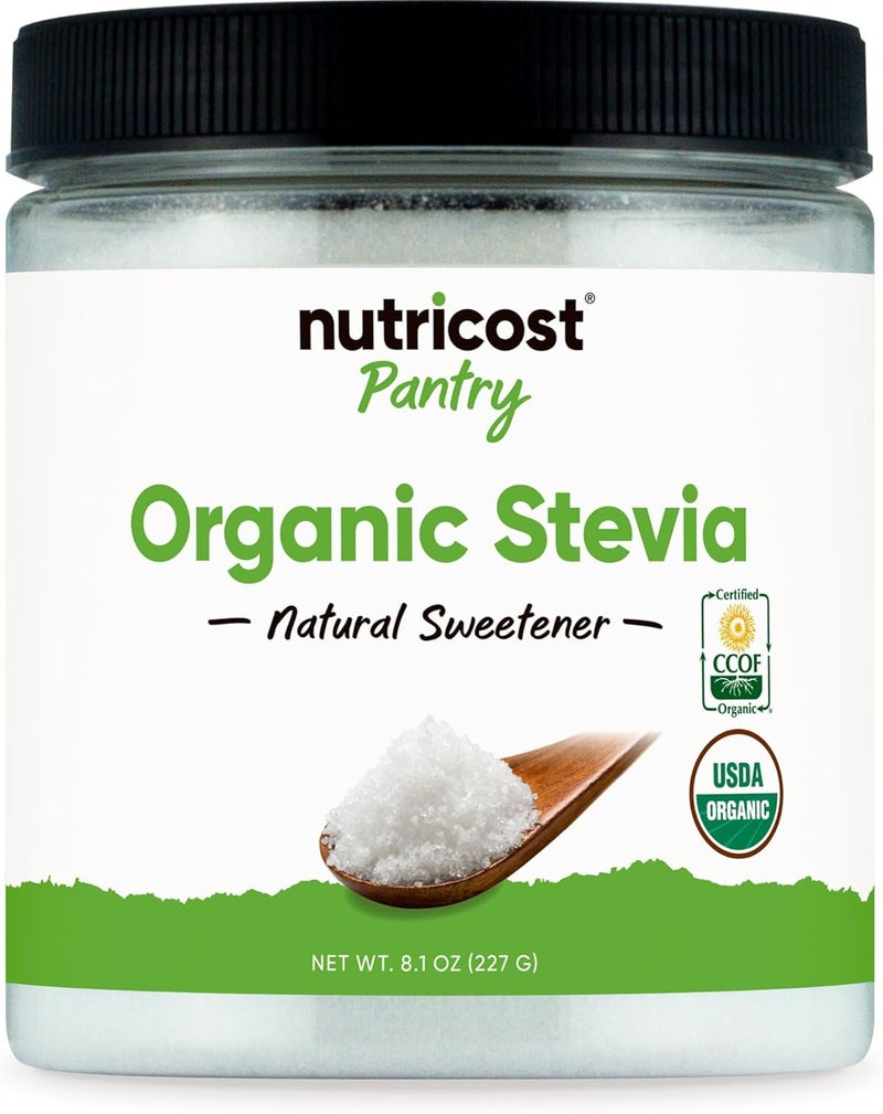 Nutricost Organic Stevia Natural Sweetener 8 oz - Image 1
