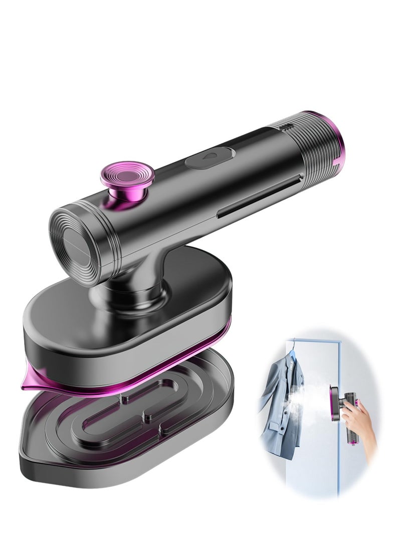 SYOSI Hand Steamers for Travel Iron, Portable Garment Steamer Travel Iron, Fast Heat-up, Ceramic Nonstick Sole Plate, Dry and Wet Ironing, Suitable for Trips  Home Use - Image 1