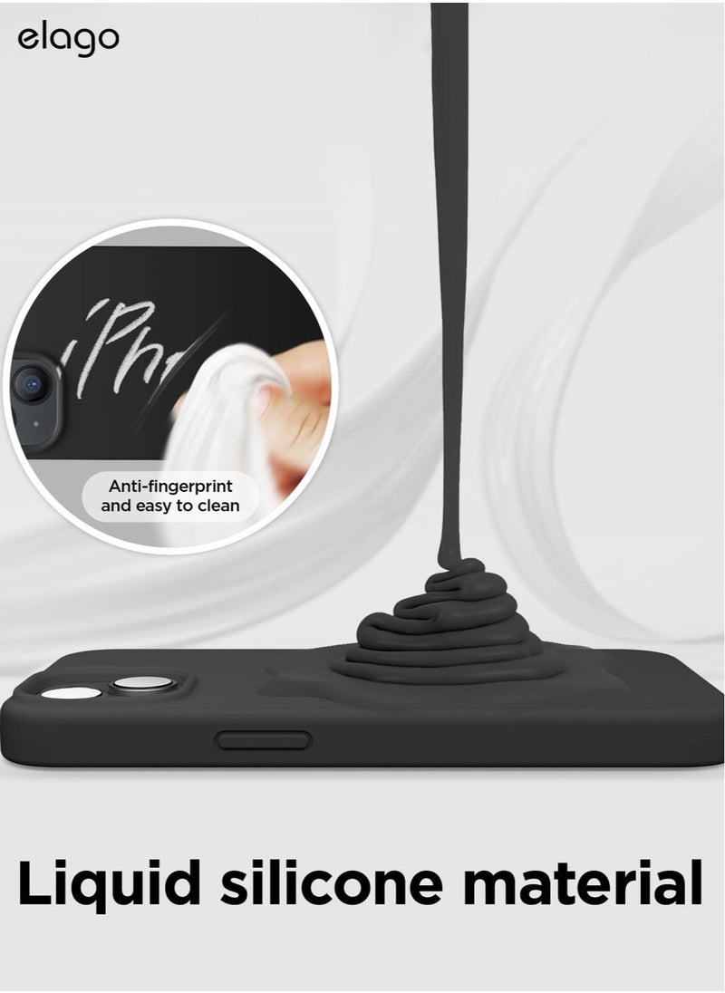 Elago Silicone Shockproof iPhone 14 Plus Case Cover with MagSafe - Black  - Image 5