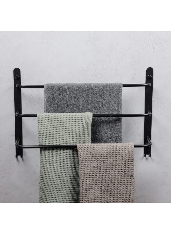 حامل مناشف أسود