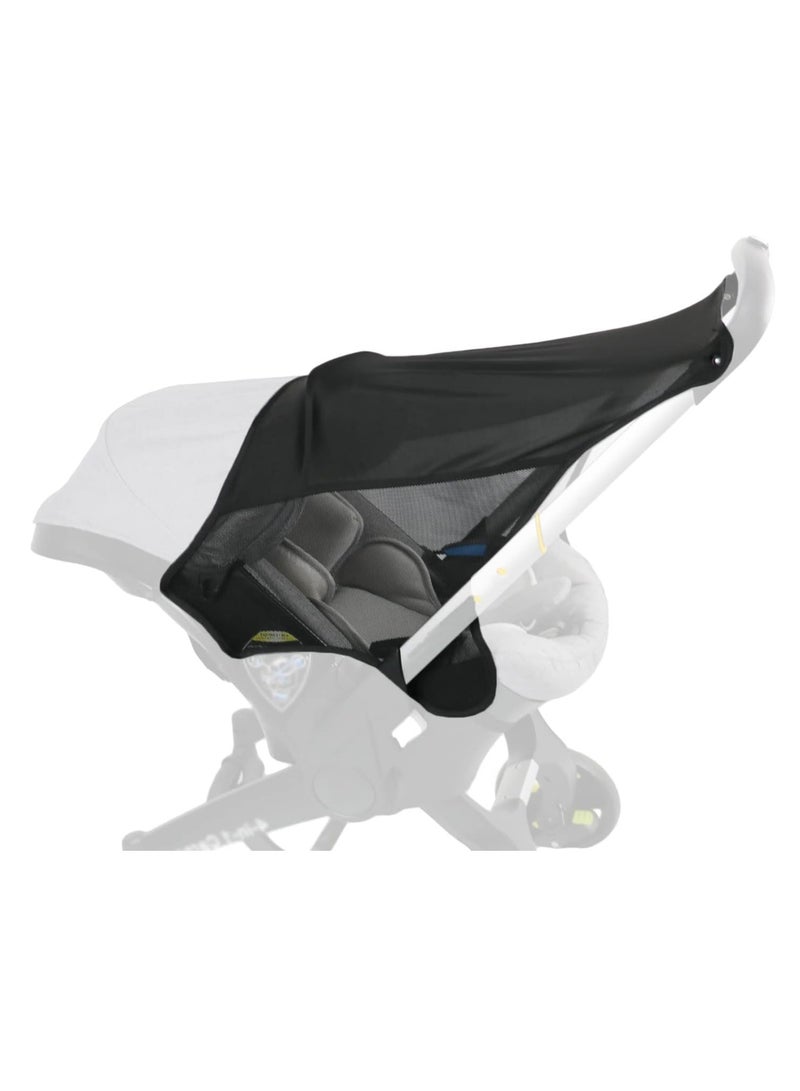Sun Shade for Doona Baby Car seat, Pram Sunshade Cover, UV Protection Cover Pushchairs Strollers Functional Sleep Aid Infant Buggy Carrycot, Universal Waterproof - Image 5