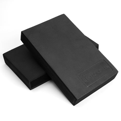 StrongTek 2-in-1 Non-Slip Balance Pad - High-Density Foam Cushion, Supportive Exercise Mat & Knee Pad for Core Training, Yoga, Pilates, Physical Therapy, Stability Training, Stretching, and Rehab - Image 1