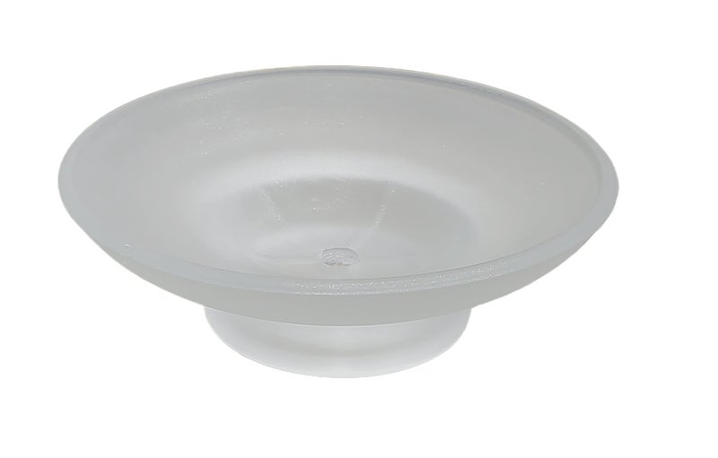Pure Source India Glass Soap Dish for Bathroom Or Kitchen, (3.25 Inch - 3 Pieces) - Image 1