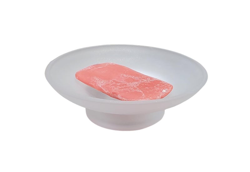 Pure Source India Glass Soap Dish for Bathroom Or Kitchen, (3.25 Inch - 3 Pieces) - Image 4