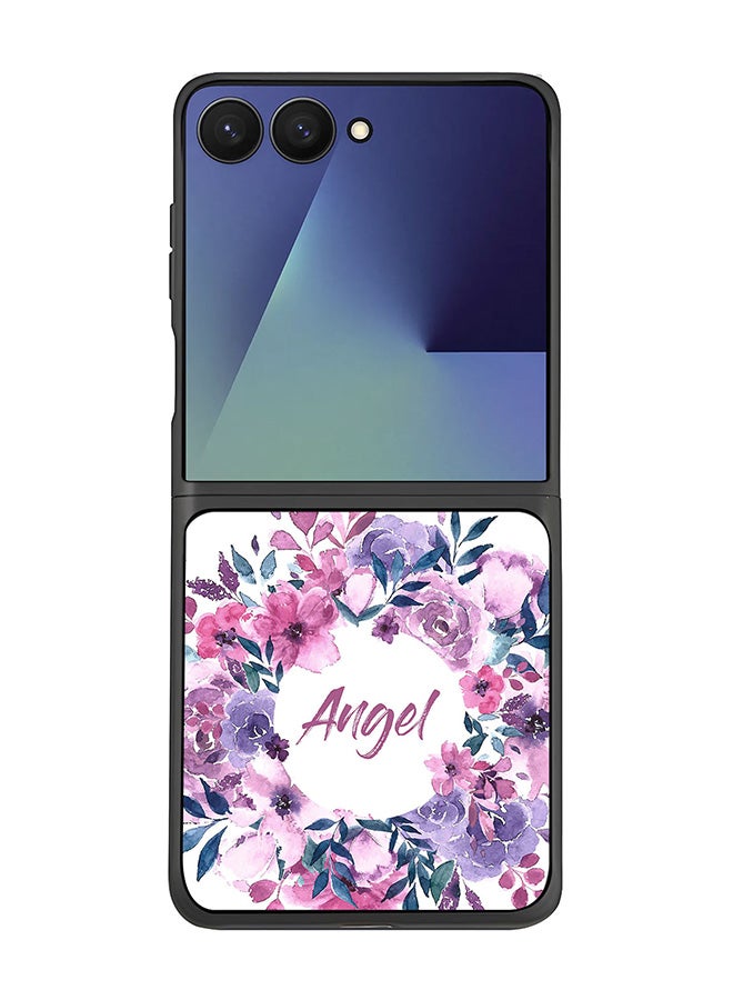 Stylizedd For Samsung Galaxy Z Flip7 Case,Slim fit Camera Protection, Shockproof Thin Phone cover  - Angel