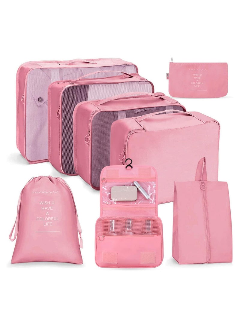 DubaiGallery 8Pcs Packing Cubes for Storage Luggage Packing Cube Organizer Travel Packing Cubes Set for Travel - Image 1