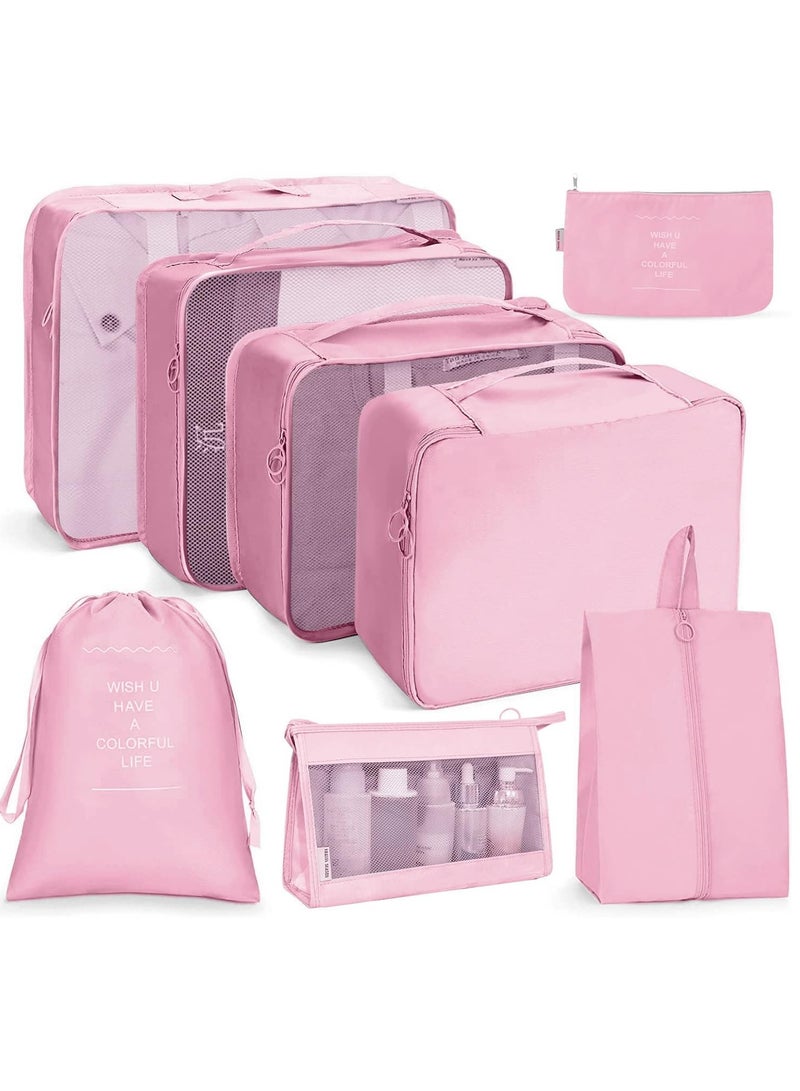 DubaiGallery 8Pcs Packing Cubes for Storage Luggage Packing Cube Organizer Travel Packing Cubes Set for Travel - Image 2