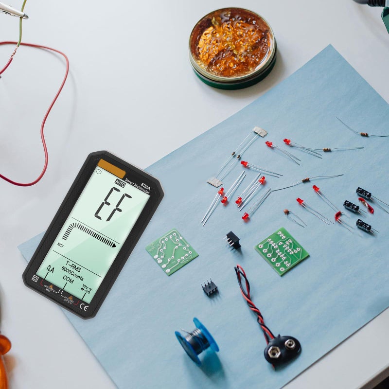 620A Auto Ranging Digital Multimeter with 4 7 Inch Large LCD Screen Voltage Current Tester - Image 5