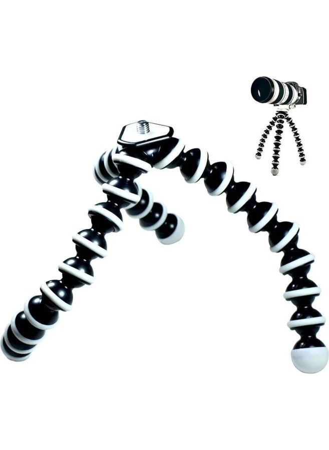 Dymax - Tabletop Tripod Large Size Professional Octopus Tripod for Mobile Phones, Gopro and Cameras Gorillapod + Mobile Phone Holder - Image 1