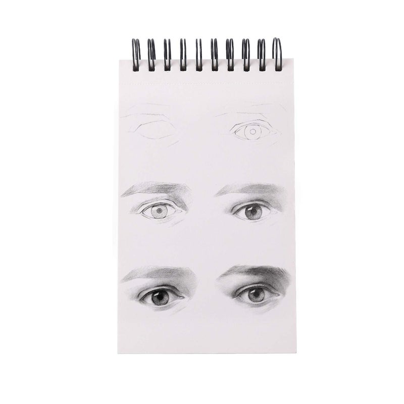 BB Bachmore Bachmore Sketchpad 5.5X8.5 Inch (68lb/100g), 100 Sheets of Spiral Bound Sketch Book for Artist Pro & Amateurs | Marker Art, Colored Pencil, Charcoal for Sketching (1 Pack) - Image 5