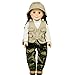 The Queen's Treasures The Queens Treasures 18 Inch Doll Clothes Accessories 4 Pc Fishing Outfit with Pants Hat Vest Shirt Compatible for Use with American Girl Dolls Doll NOT Included - Image 2