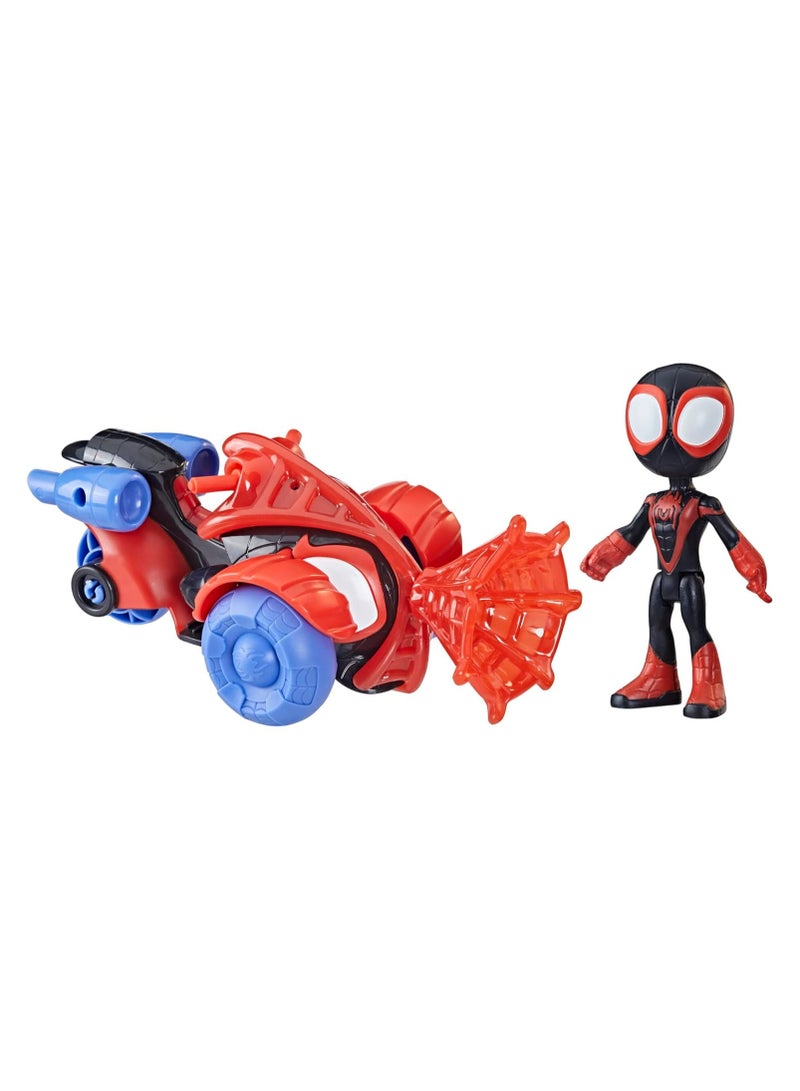 Techno Racer Set | Action Figure with Vehicle | Super Hero Toy for Kids Ages 4+ - Image 1