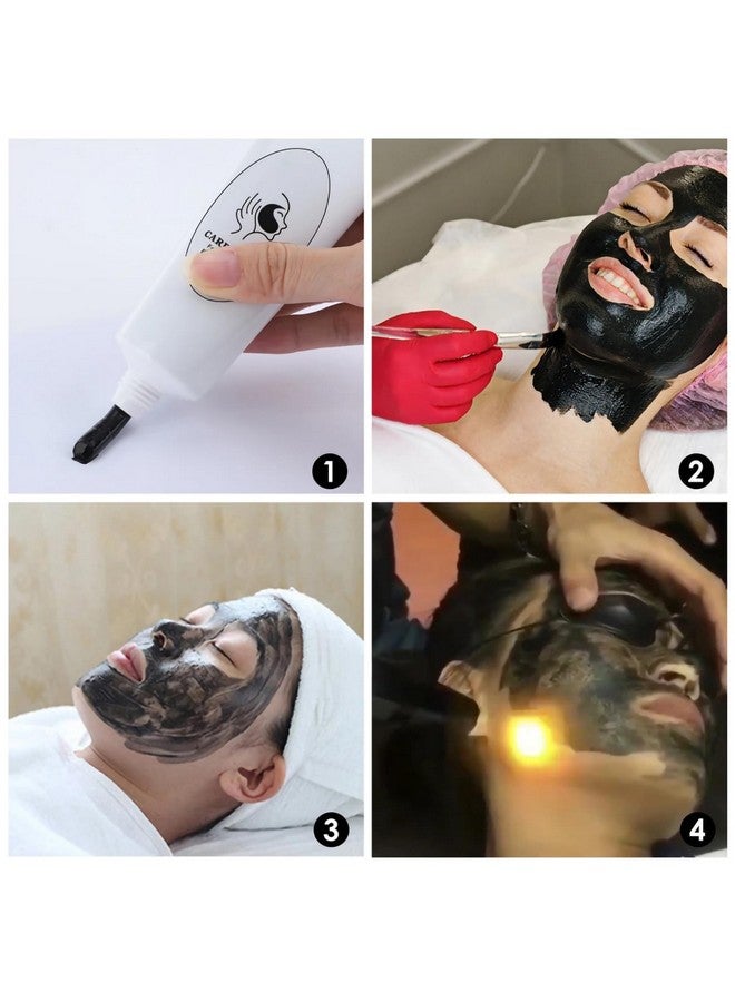 جل تقشير الكربون، جل لإزالة الشعر بالليزر للعناية ببشرة الوجه، كريم تقشير الكربون من بلاك دول لتنظيف الوجه بعمق وتجديده (3 قطع) - Image 5