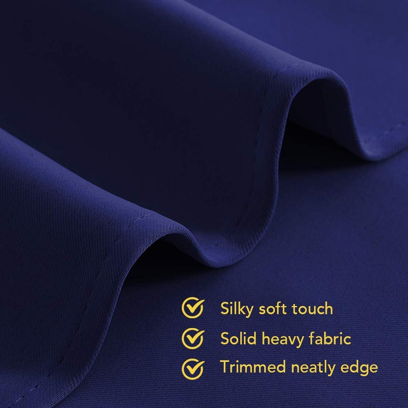 NICETOWN Living Room Blackout Draperies Curtains, Window Treatment Energy Saving Thermal Insulated Solid Grommet Blackout Draperies/Drapes (1 Pair, 42 by 72-Inch, Royal Blue) - Image 3
