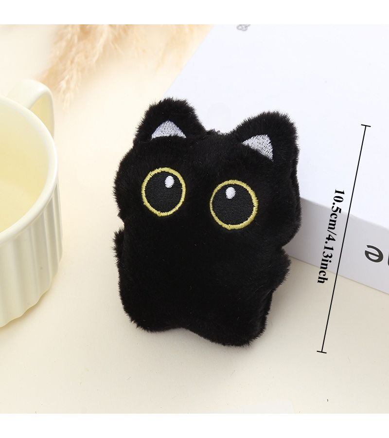 6 Black Cats Cute Big Eyed Interactive Toy Pet Play Exercise Fun Companion - Image 2