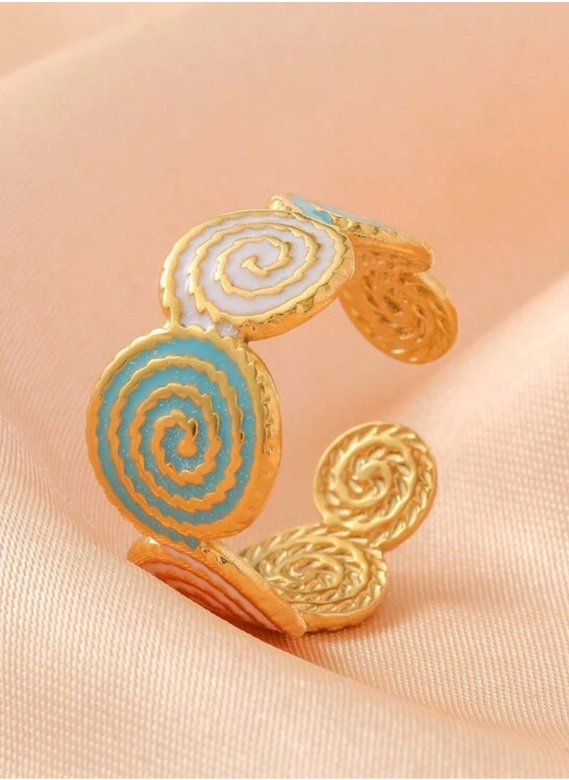 sixtyfour Elegant Stainless Steel Ring For Women One Size  - Image 2