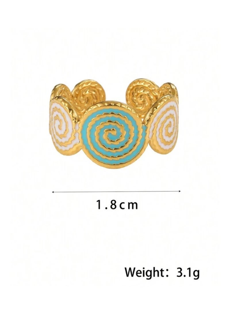 sixtyfour Elegant Stainless Steel Ring For Women One Size  - Image 3