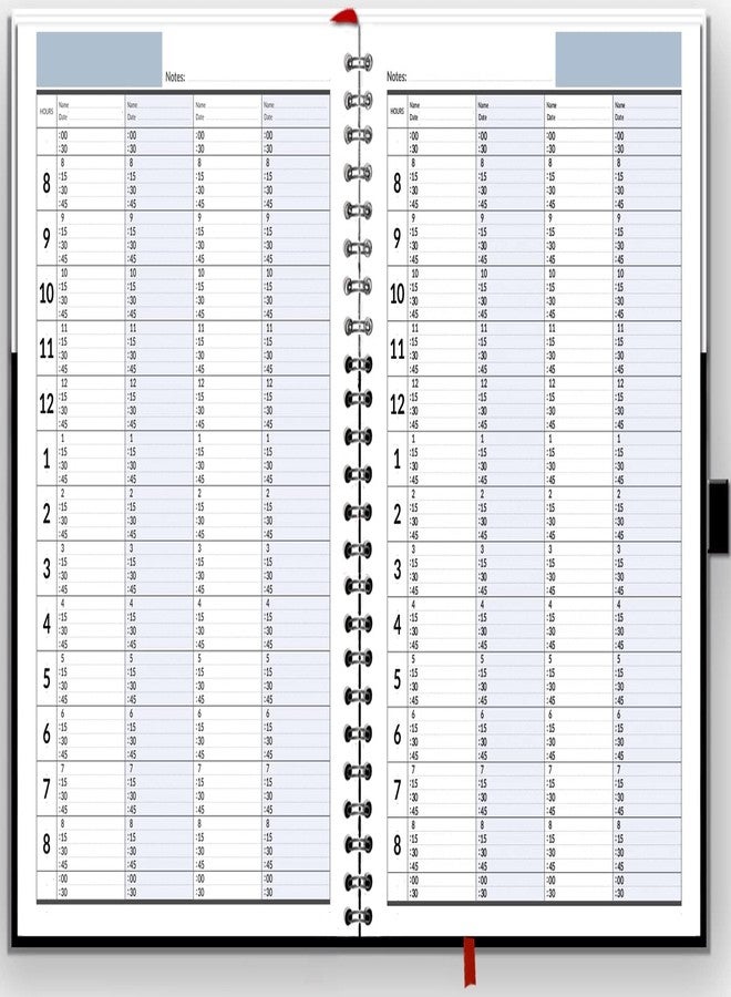 STRIVE ZEN Business Appointment Book with 15-Minute Slots, Undated 2-Year Planner, Large Hardcover, Multiple Schedules, Daily/Hourly - Image 1