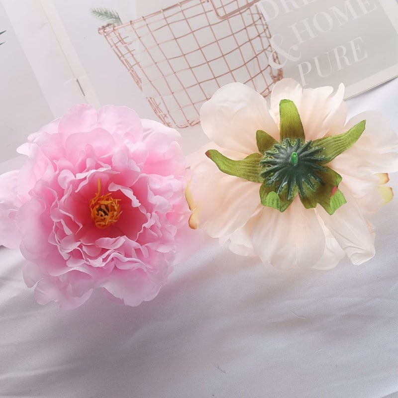 5pcs Snow Teeth 5.12 Inch Artificial Peony Flowers for Home Wedding Decor - Image 4