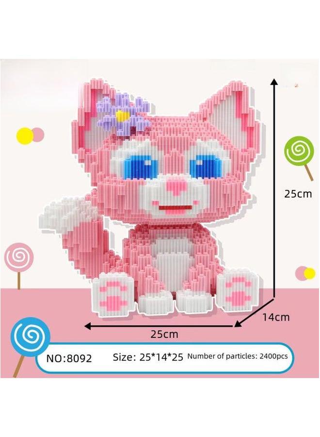Toy/puzzle Category Building Blocks/figurines Subcategory Construction Toys Age Range Years Gender Unisex Material Plastic Theme-Color:8091 Backpack Wear Road - Image 3