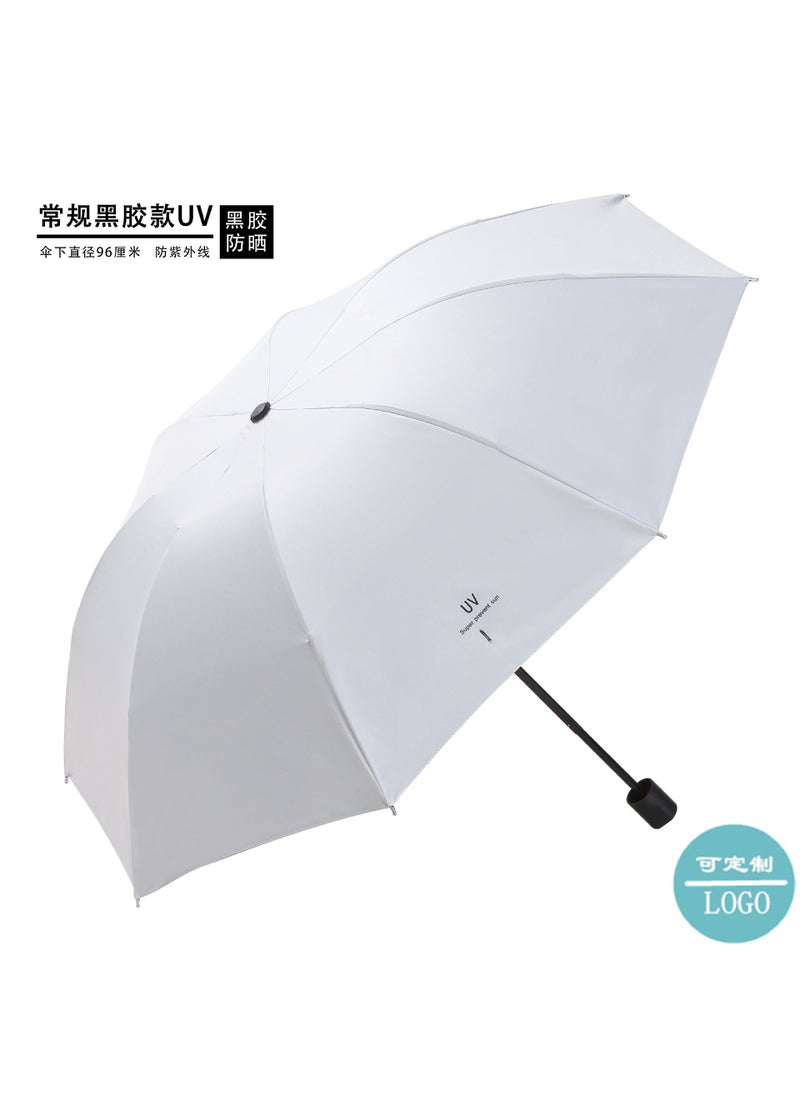 UV vinyl sun umbrella rain and rain UV-proof sun protection umbrella female three folding umbrella custom advertising umbrella logo - pzsku/Z62451602D6D8577F2DF2Z/45/_/1734173978/afceb46a-3858-4505-9780-a5caf98a8172