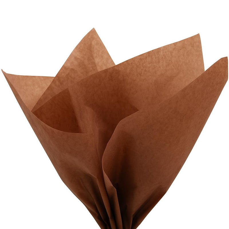 PMLAND Gift Wrapping Tissue Paper  Brown Color  20 Inches x 26 Inches 60 Sheets