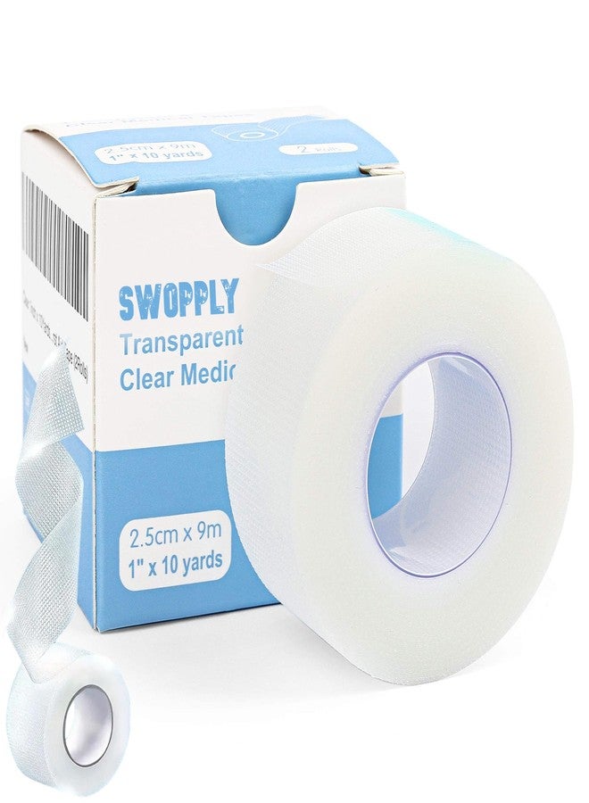 SWOPPLY ضمادة لاصقة شفافة قابلة للتمدد من سوابلي، مقاومة للماء، شريط لاصق طبي، طبقة ثانية للجلد، حماية للشفاء، مانعة لظهور البثور، شريط مرن للأصابع الرياضية - Image 1