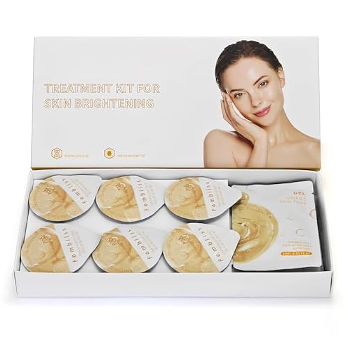 Elitzia CO₂ Facial Kit - 6 Sets/Box for CO₂ Oxygen Facial Machine, Complexion Luminating & Radiance Boost ETDGEL6 (Luminating Formula) - Image 1