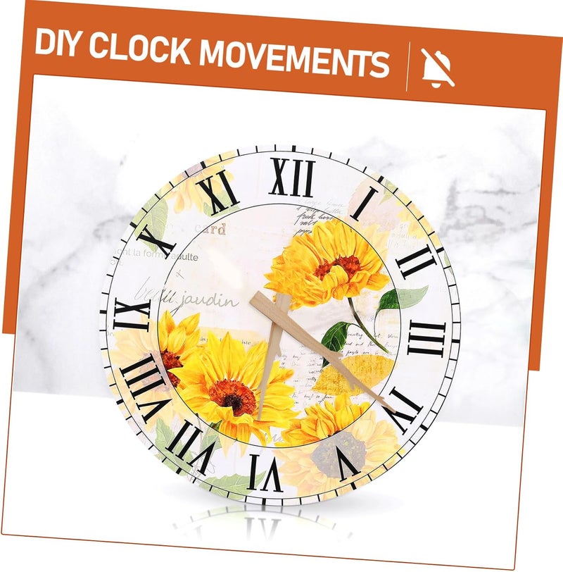 Gadpiparty 4sets Quartz Clock Movement Mechanism Silent Clock Kit Crafts Shaft and Construction - Image 2