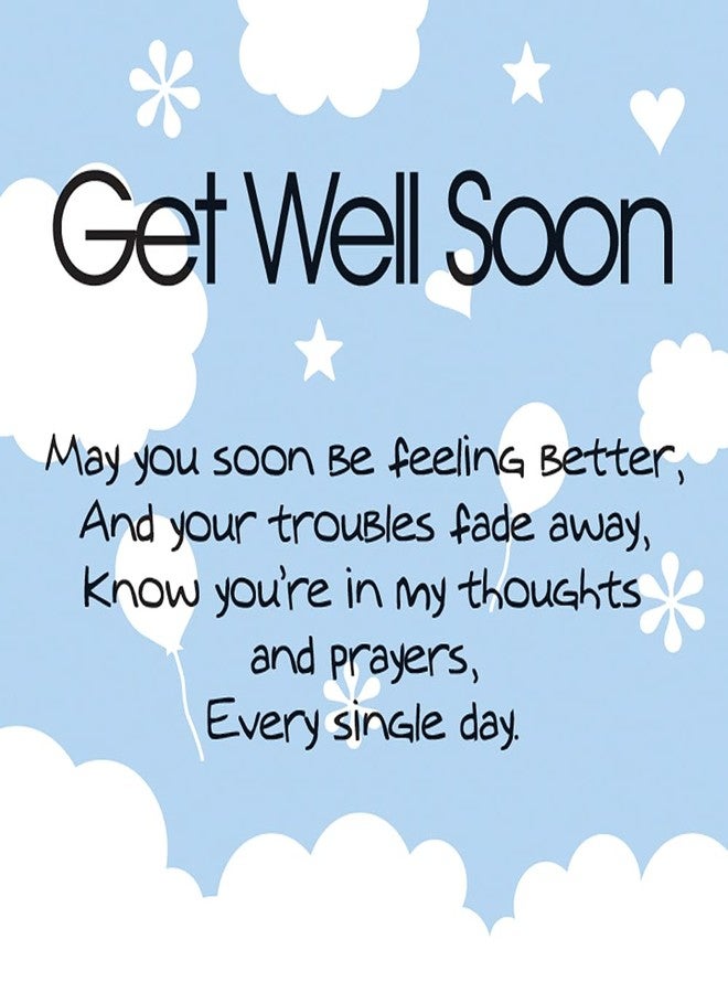 BANBERRY DESIGNS Get Well Soon Cross - Vintage Pewter Look Ornament - Gift Boxed With Inspirational Message - 3.5”H x 2.25”W - Image 2