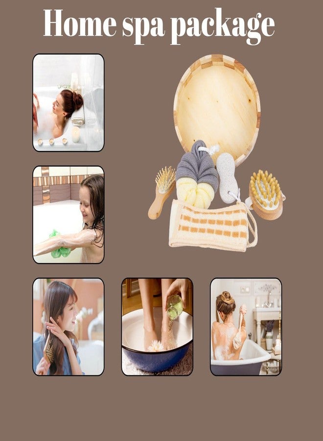 Onprix 1 Set Round-Shaped Luxury Bath Spa Gift Set Relaxation Ultimate Pampering Experience Stylish Complete Self-Care Kit for a Luxurious Bathroom Set - Image 5