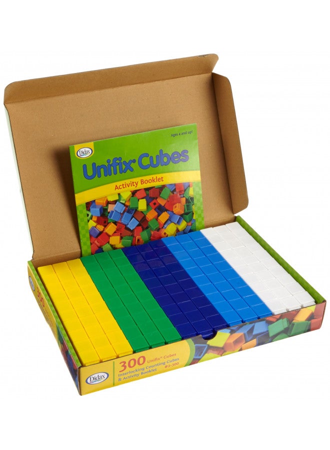 Unifix يوني فيكس - 2-300 مكعبات - عبوة من 300 - 10 ألوان، أحمر - Image 2