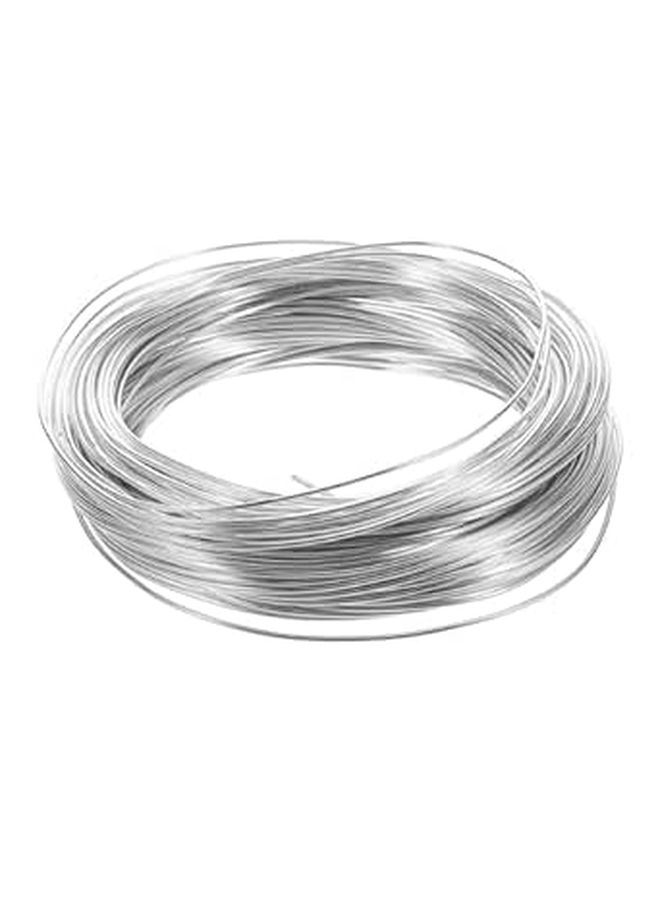 Silver Auminum Wire 30M Bendable for DIY Crafts Jewelry Bonsai Garden Modeling - Image 1