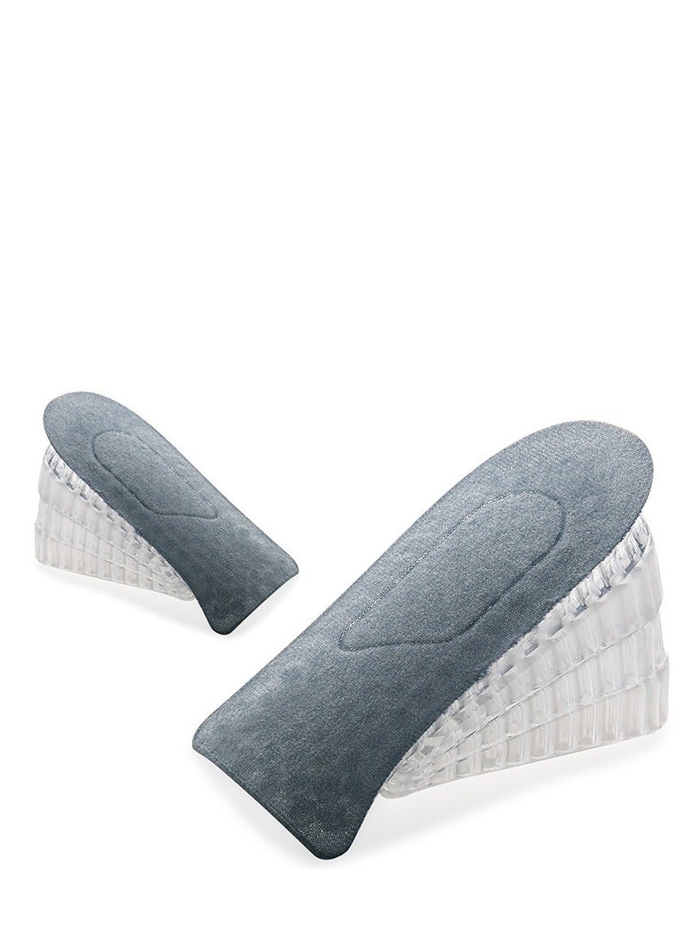 Strong Shock-Absorbing Can Be Stacked With Invisible Heightening Pads, 4 Layers Of Gray - Image 1