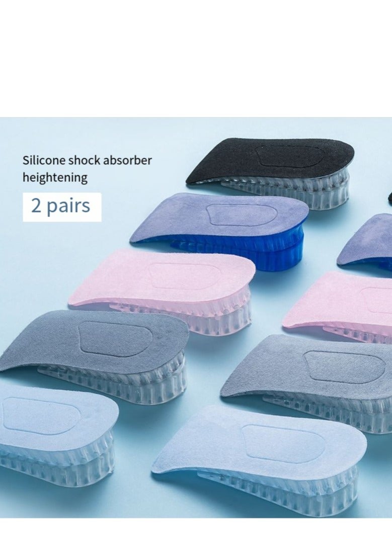 Strong Shock-Absorbing Can Be Stacked With Invisible Heightening Pads, 4 Layers Of Gray - Image 3