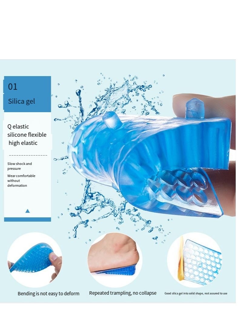 Strong Shock-Absorbing Can Be Stacked With Invisible Heightening Pads, 4 Layers Of Gray - Image 4