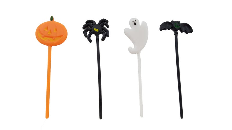 Dondor Spooky Halloween Food Topper Picks, 72 Piece Party Pack (1 Pack) - Image 1