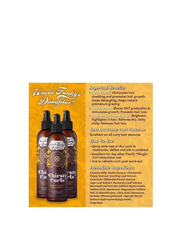 Uncle Funky's Daughter Uncle Funky's Daughter thirsty curls leave in curl revitalizer 6 oz - Image 2