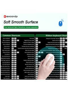 excovip Large Mouse Pad XL 900x300mm Office Shortcut Mouse Pad Extended Computer Mouse Pad Desk Mat with Stitched Edges for EXCEL  - Image 5