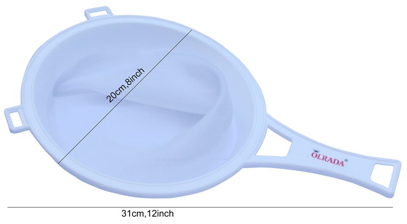 Olrada Nylon Mesh Strainer Food Yogurt Mesh Sieve Mesh Colander with Handle 13.5inch Pack of 1pcs - Image 2