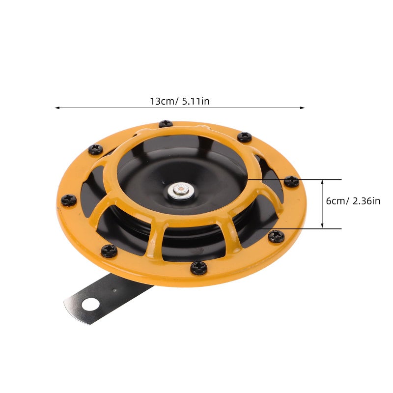 Waterproof Motorcycle Horn Pair 12V High Low Tone Electric Scooter Speaker - Image 3