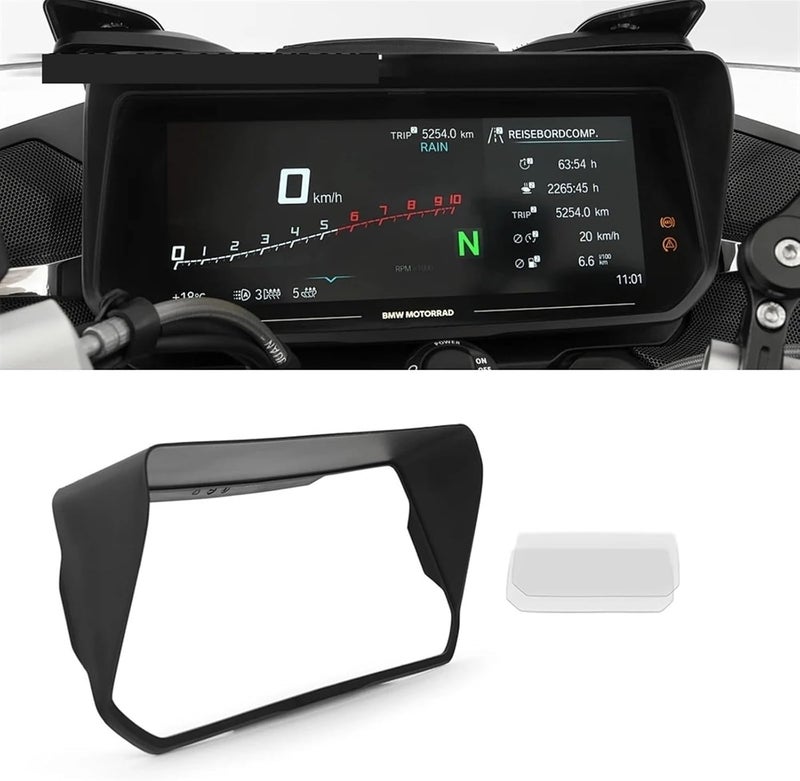 Vuzmode Motorcycle Instrument Sun Visor Guard - Image 3